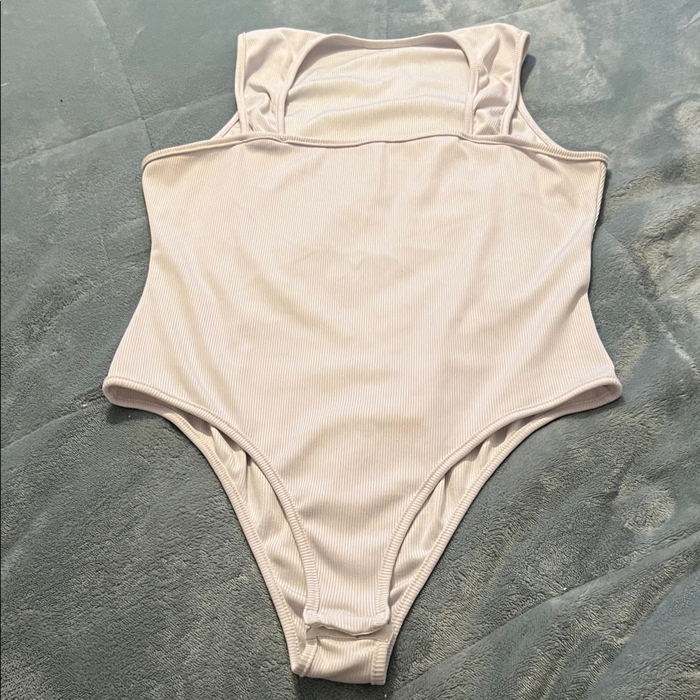Elegant White Bodysuit size Large